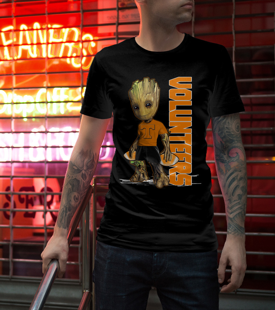 Groot Tennessee Volunteers Football Fan T-Shirt