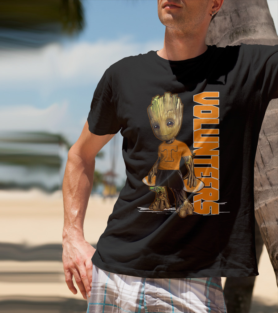 Groot Tennessee Volunteers Football Fan T-Shirt