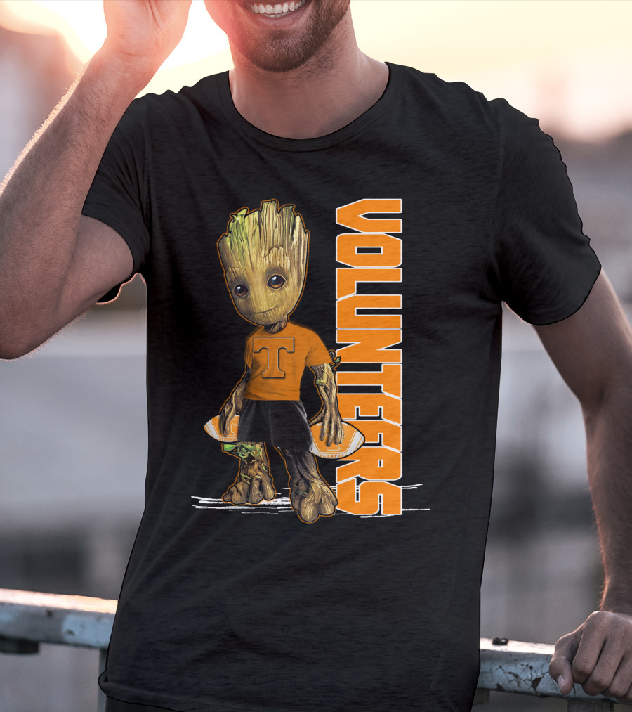 Groot Tennessee Volunteers Football Fan T-Shirt
