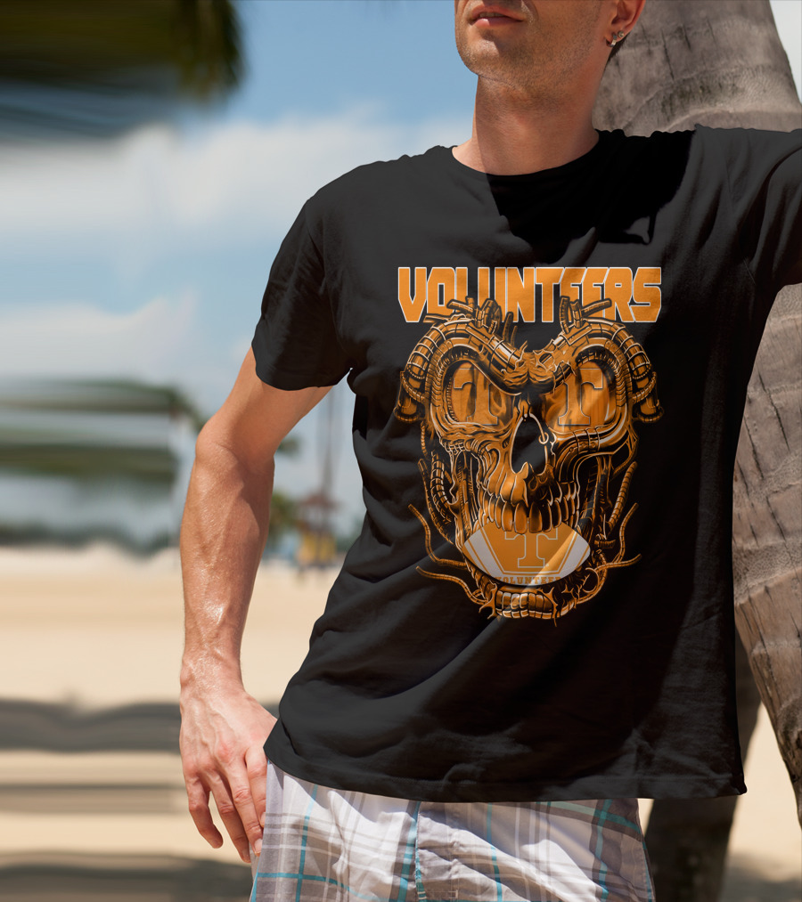 Volunteers Dragonskull Tennessee Football T-Shirt