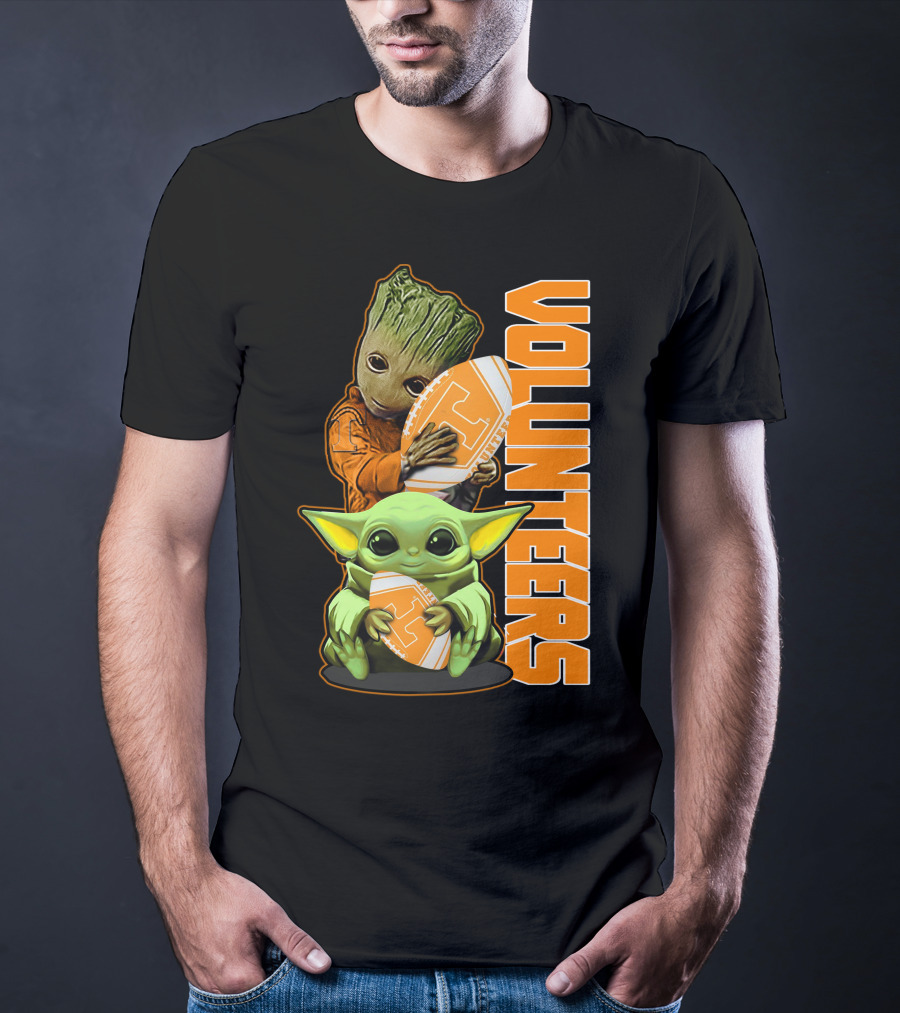 Grzd Volunteers Football Baby Alien Tree Character T-Shirt