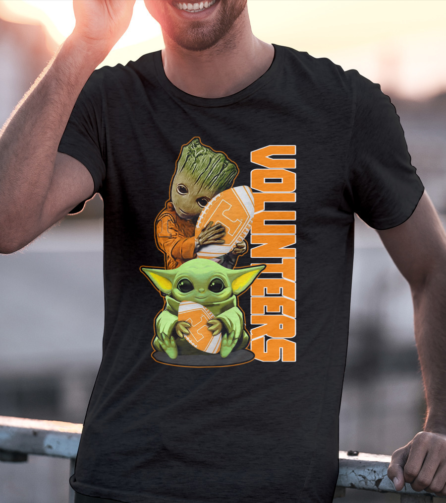 Grzd Volunteers Football Baby Alien Tree Character T-Shirt
