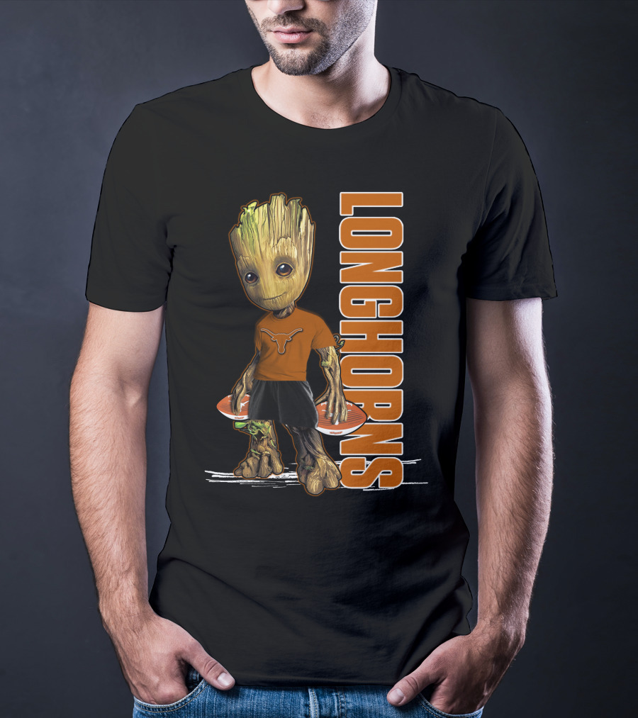 Groot Longhorns Texas Fan Mashup T-Shirt