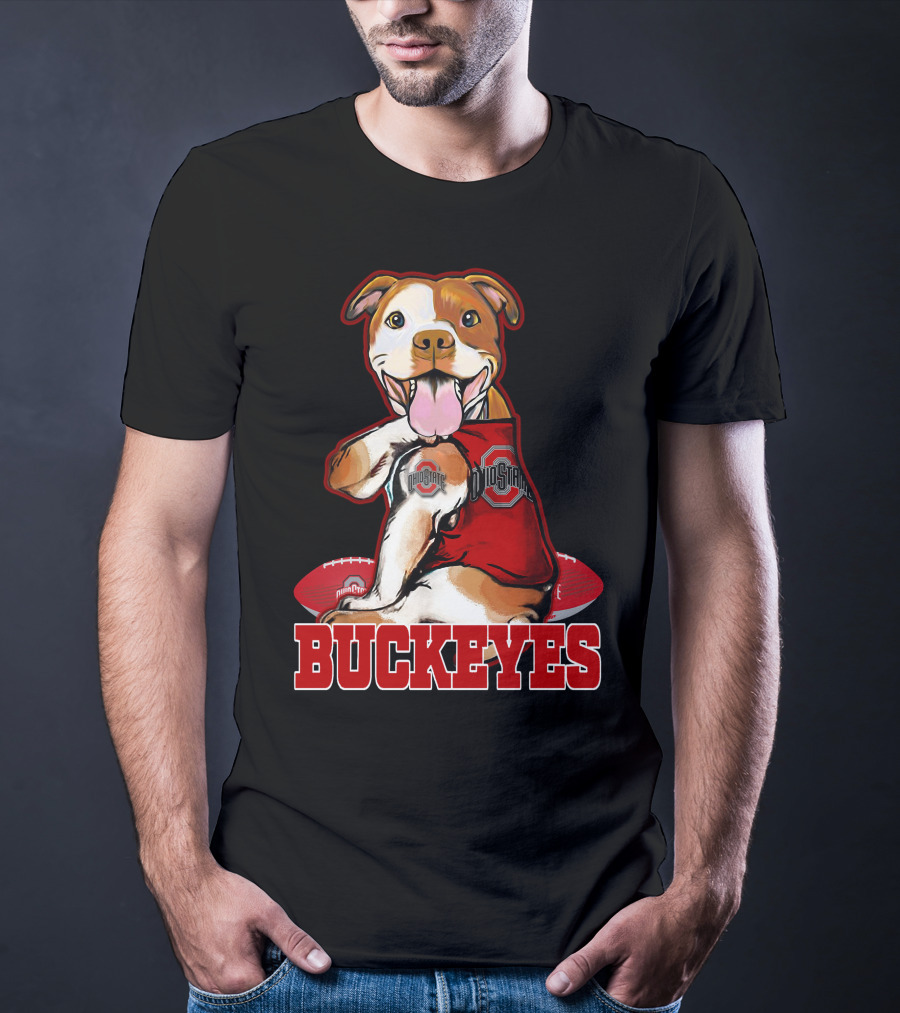 Buckeyes Pitbull Ohio State Football Team Spirit T-Shirt