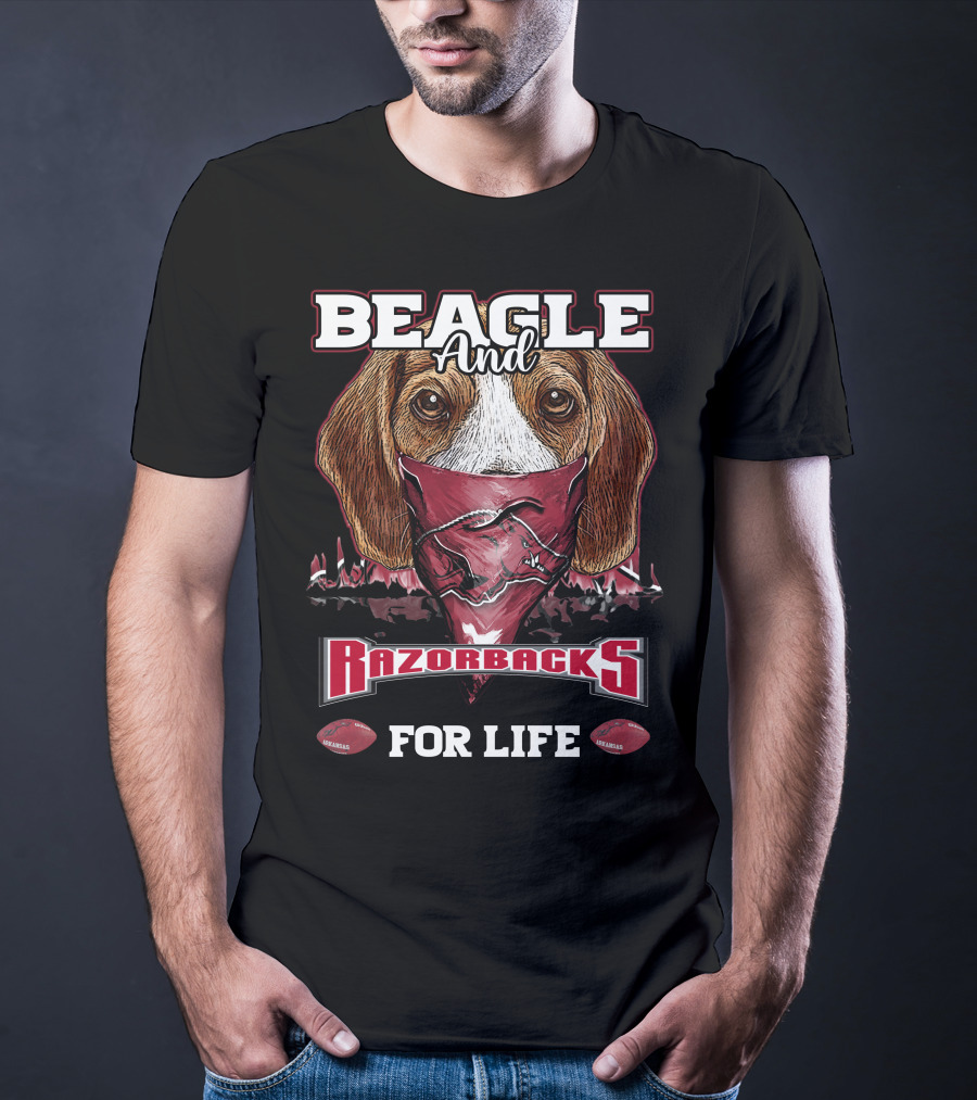 Beagle And Razorbacks For Life T-Shirt