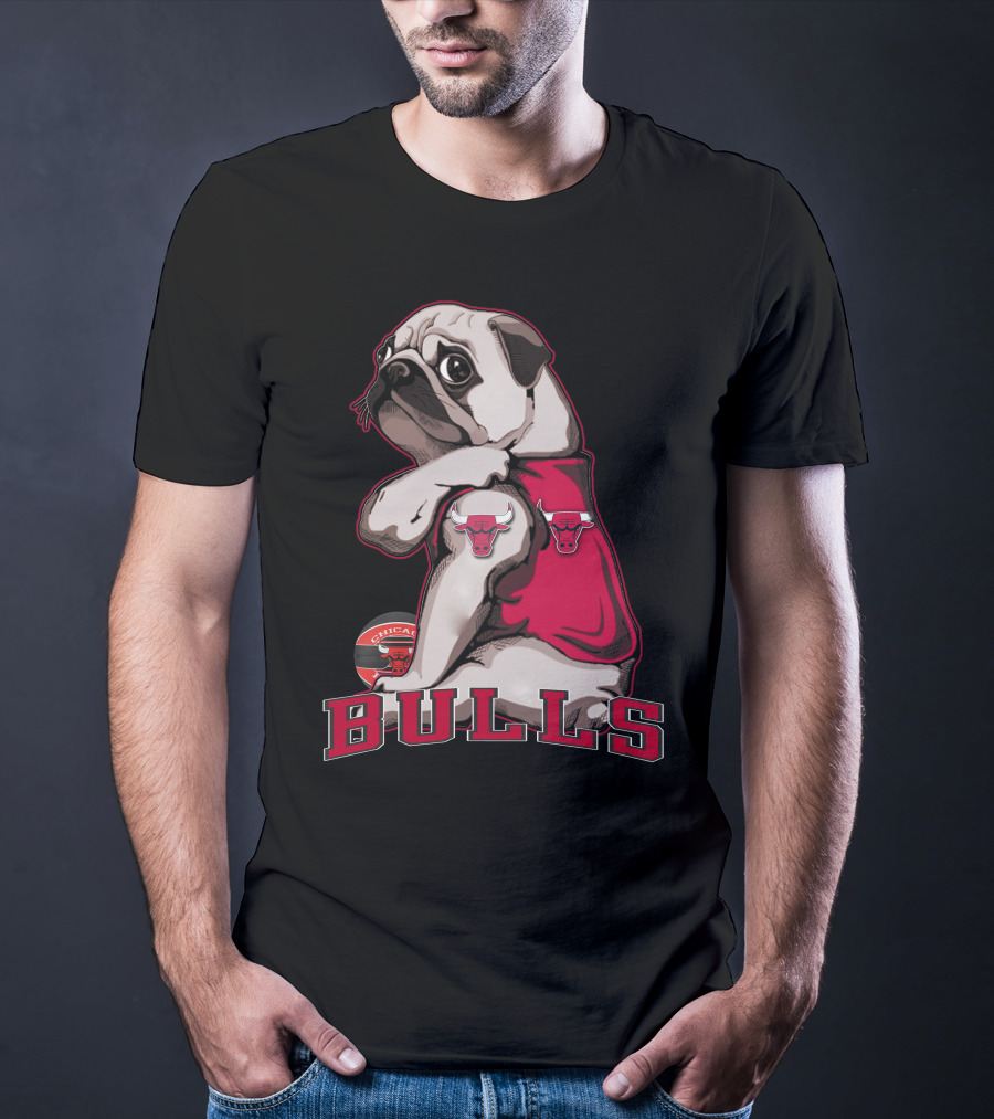 Pug Chicago Bulls Bulls T-Shirt