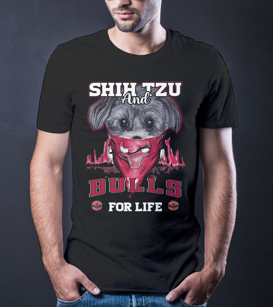 Shih Tzu And Bulls For Life T-Shirt