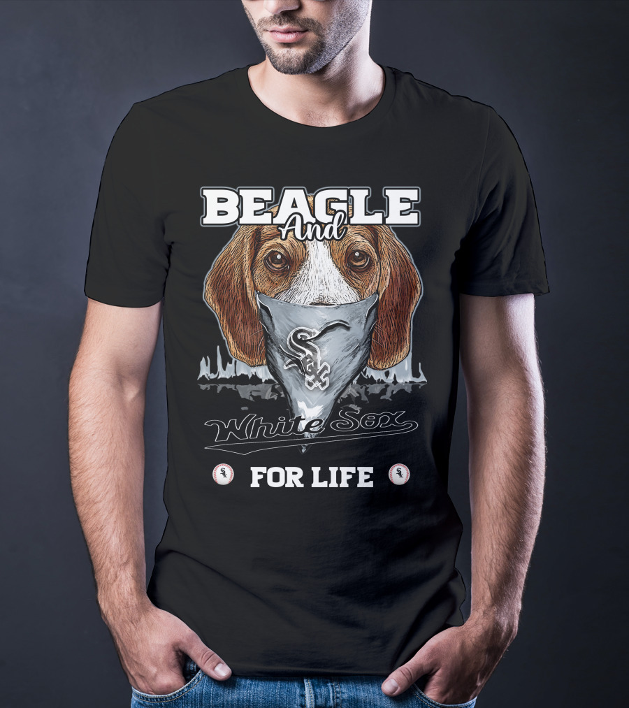 Beagle And White Sox For Life T-Shirt