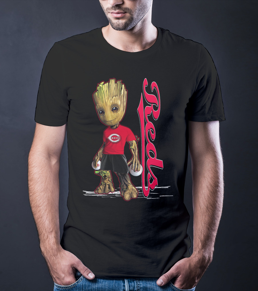 Groot Reds Cincinnati Baseball Fans T-Shirt