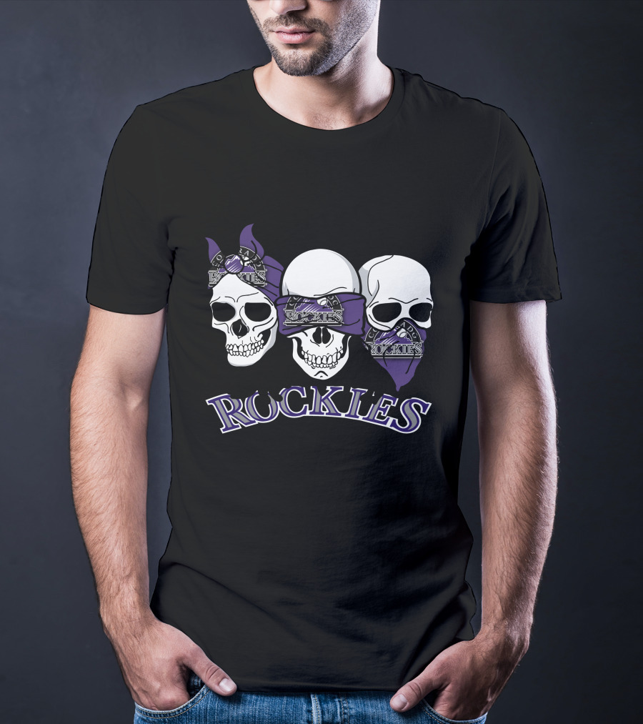 Rockies Three Skull Bandana T-Shirt