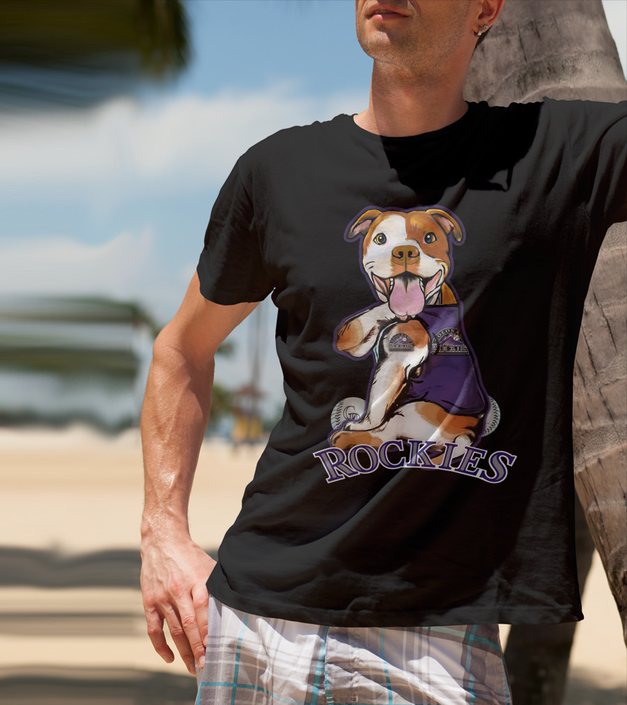 Rockies Pittbull Colorado Baseball T-Shirt