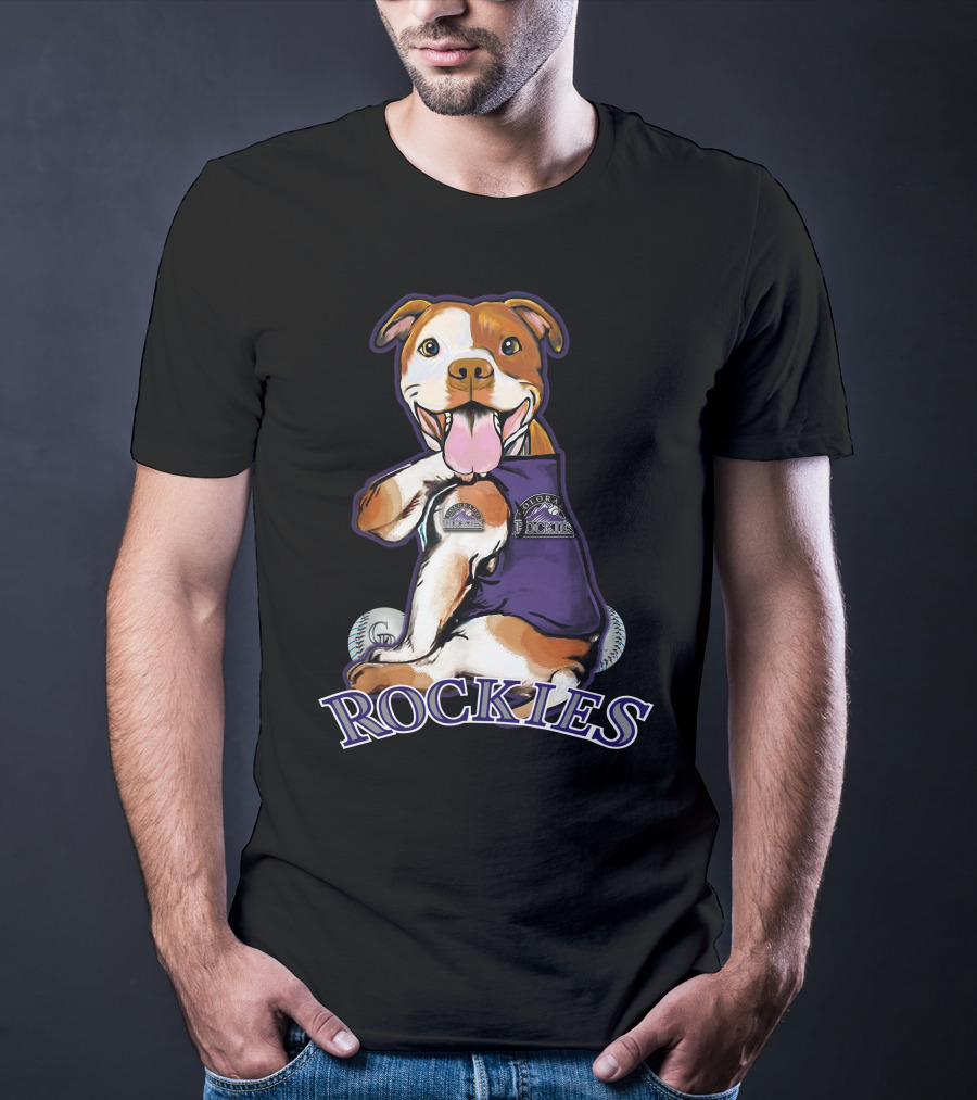 Rockies Pittbull Colorado Baseball T-Shirt