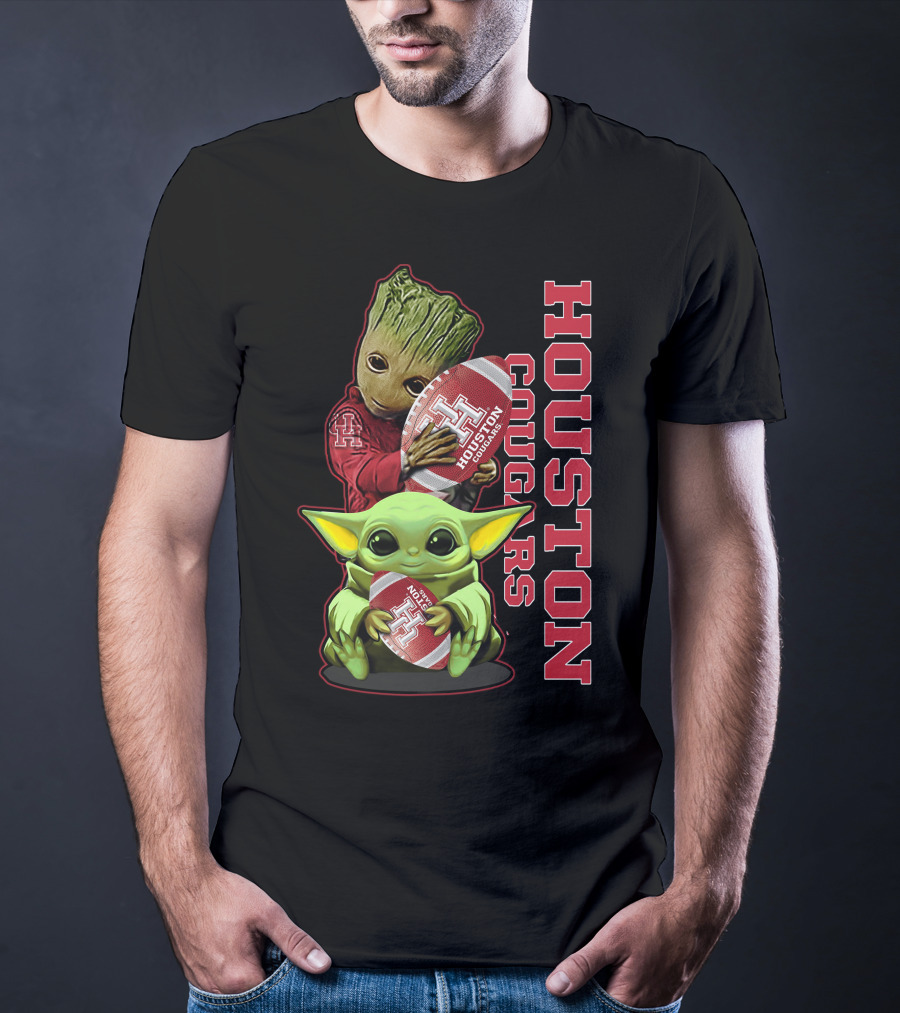 Grzd Houston Cougars Football Baby Alien Tree Creature T-Shirt
