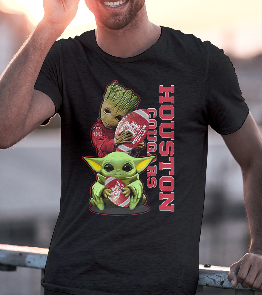 Grzd Houston Cougars Football Baby Alien Tree Creature T-Shirt