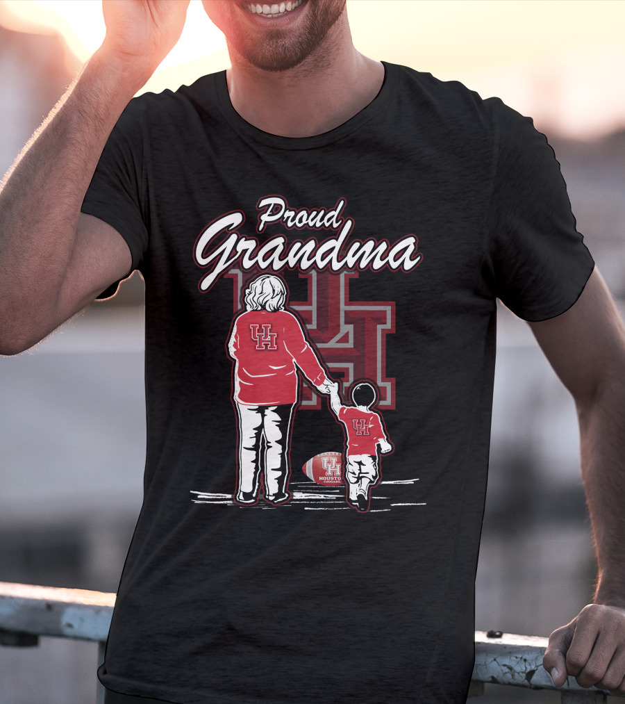 Proud Grandma Houston Cougars UH Football Family T-Shirt