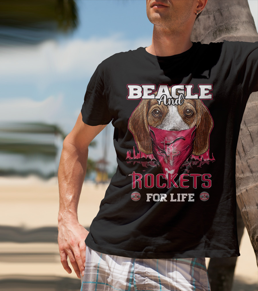 Beagle And Rockets For Life Houston Rockets T-Shirt