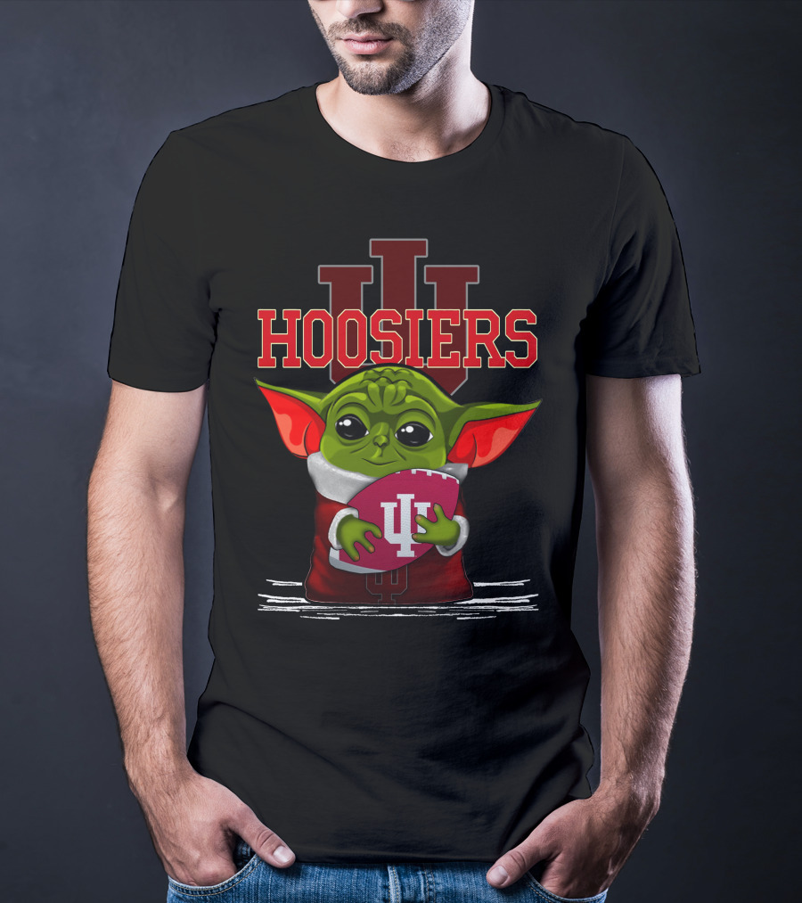Yoda Hoosiers Indiana IU Football T-Shirt