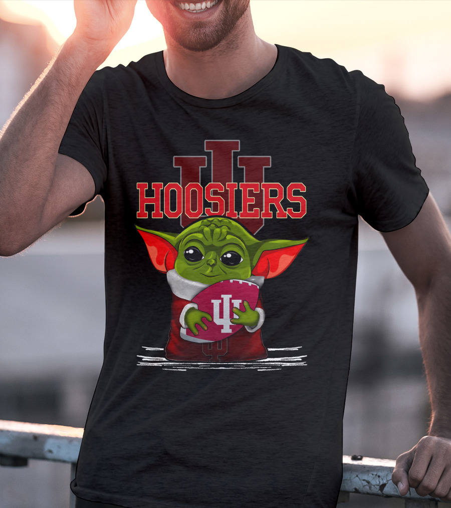 Yoda Hoosiers Indiana IU Football T-Shirt