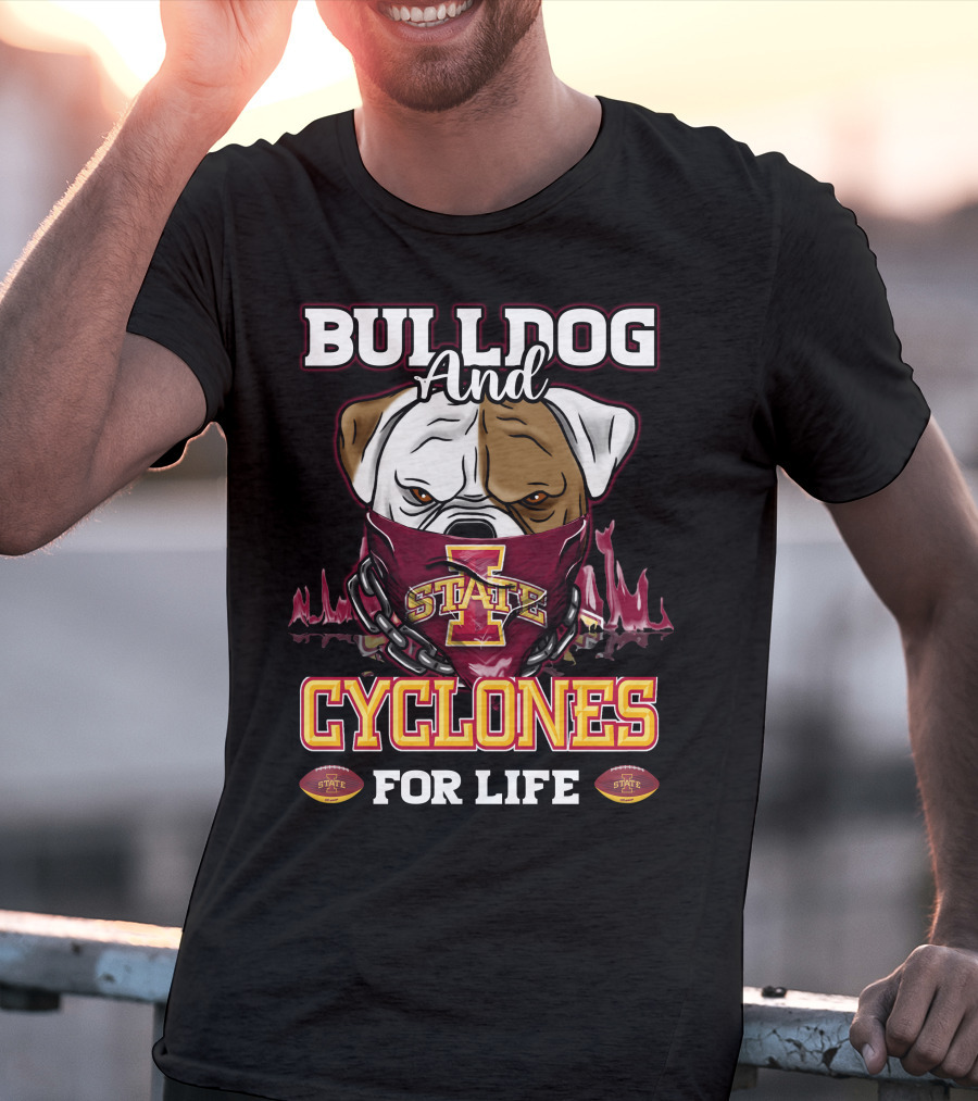 Bulldog And Cyclones For Life State T-Shirt