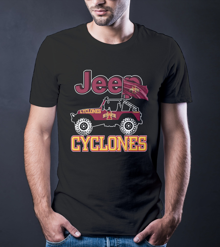 Jeep Iowa State Cyclones State Cyclones Jeep Cyclones T-Shirt