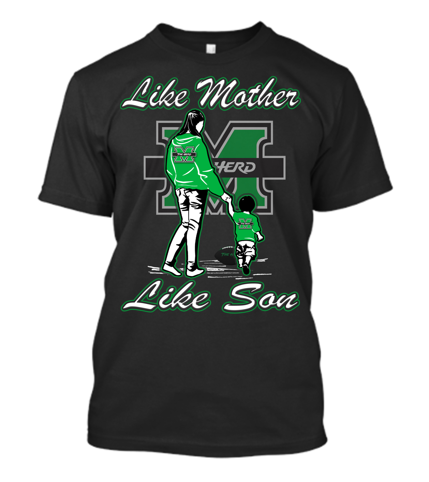 Like Mother Like Son Marshall Thundering Herd Herd M T-Shirt