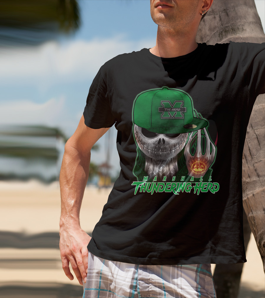 Marshall Thundering Herd Jackskull The Herd T-Shirt