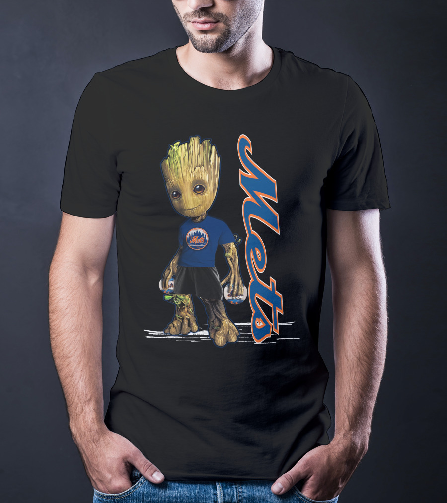 Groot Mets Baseball Fan New York Mets T-Shirt