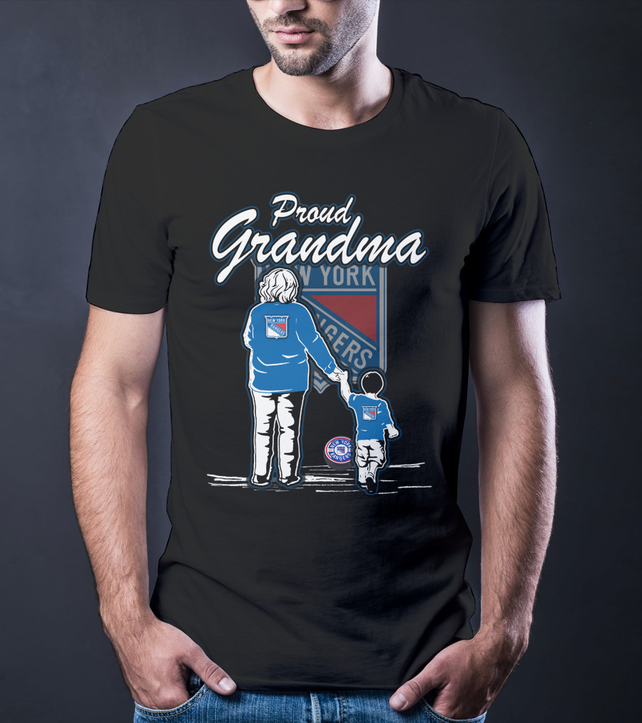 Proud Grandma New York Rangers Hockey T-Shirt