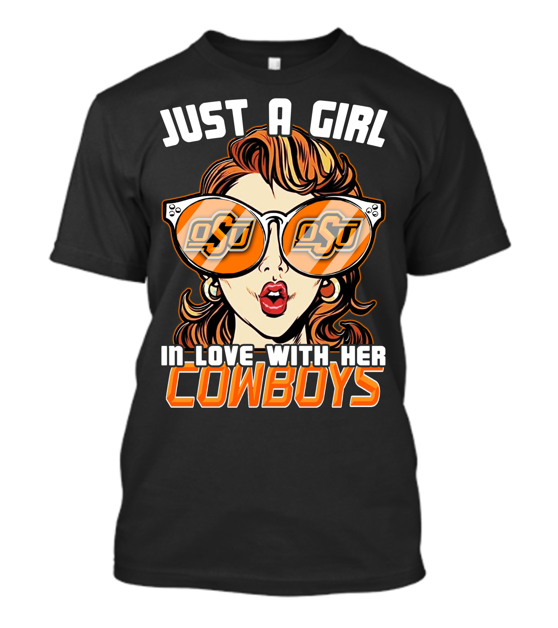 JUST A GIRL IN LOVE WITH HER OKLAHOMA STATE COWBOYS T-Shirt