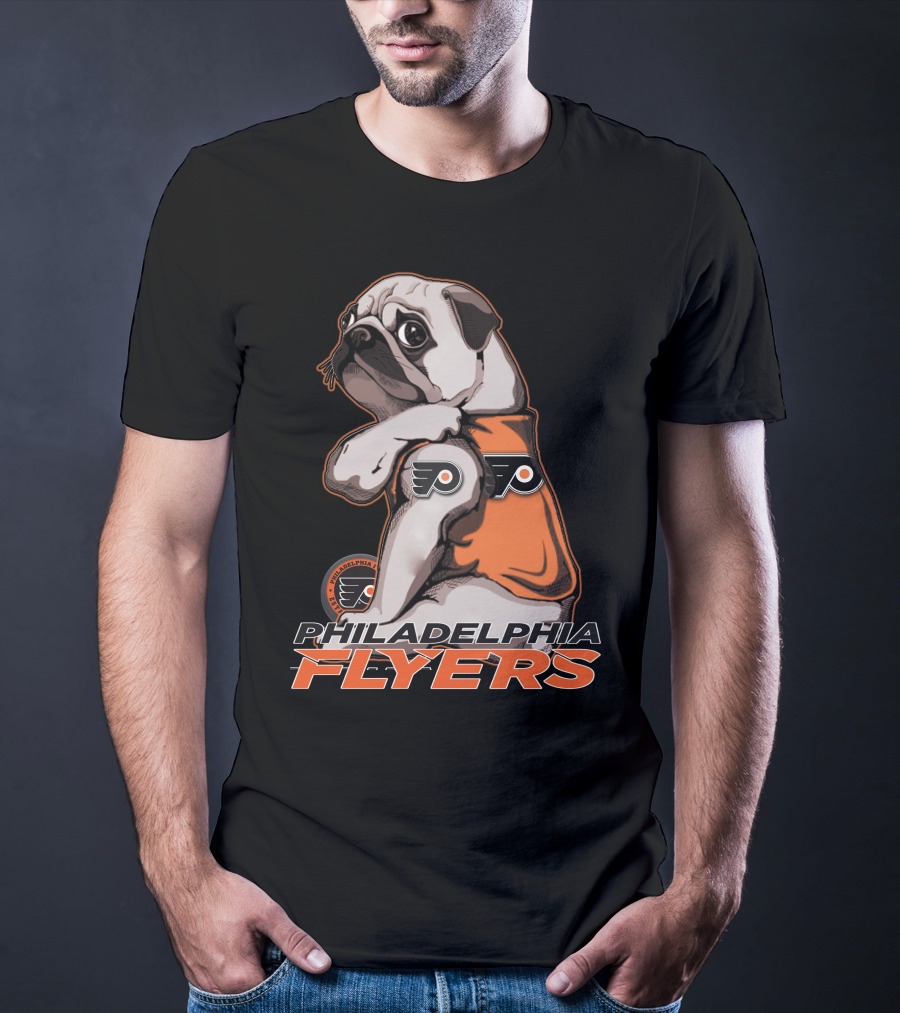 Philadelphia Flyers Pug Mascot T-Shirt