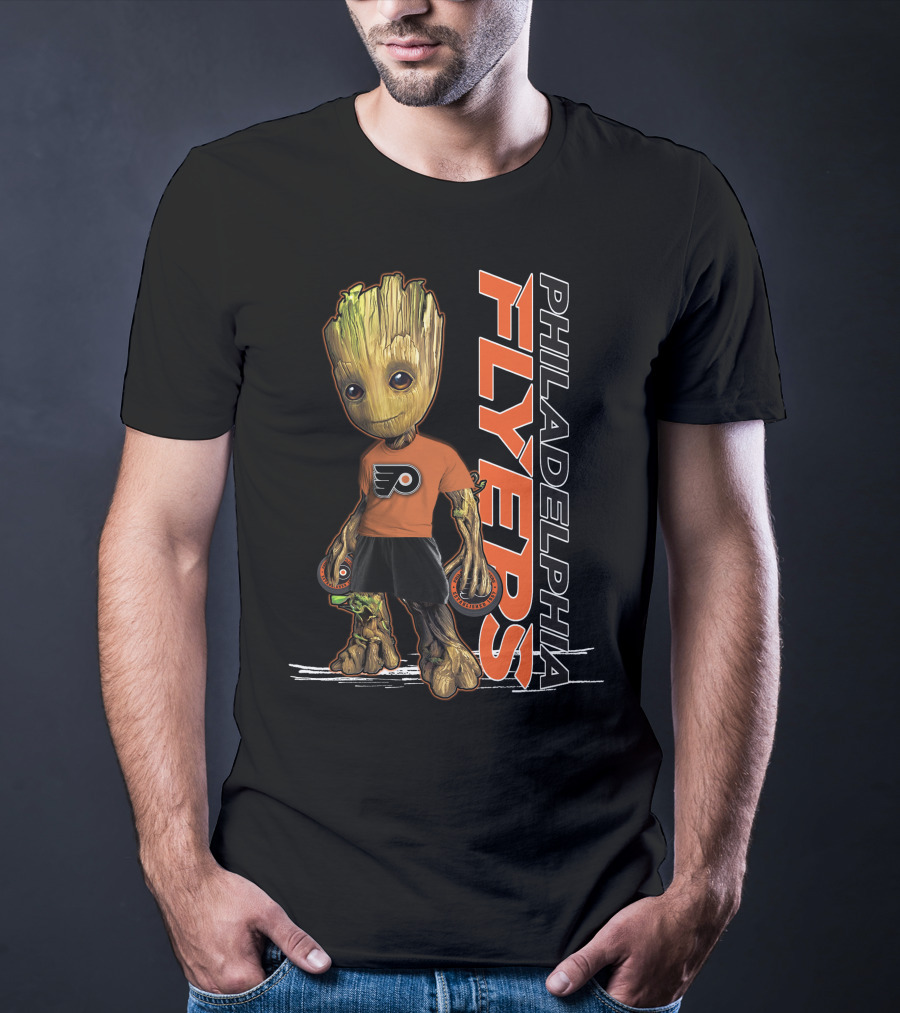 Philadelphia Flyers Groot Hockey Fan T-Shirt