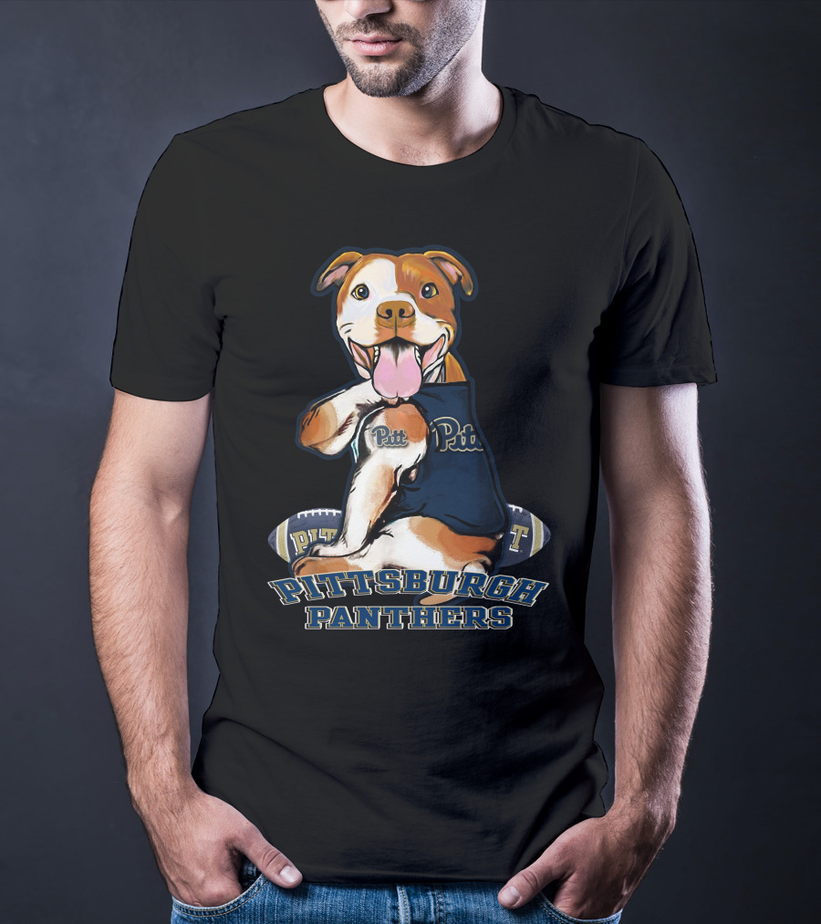 Pittbull Pitt Pittsburgh Panthers Football T-Shirt