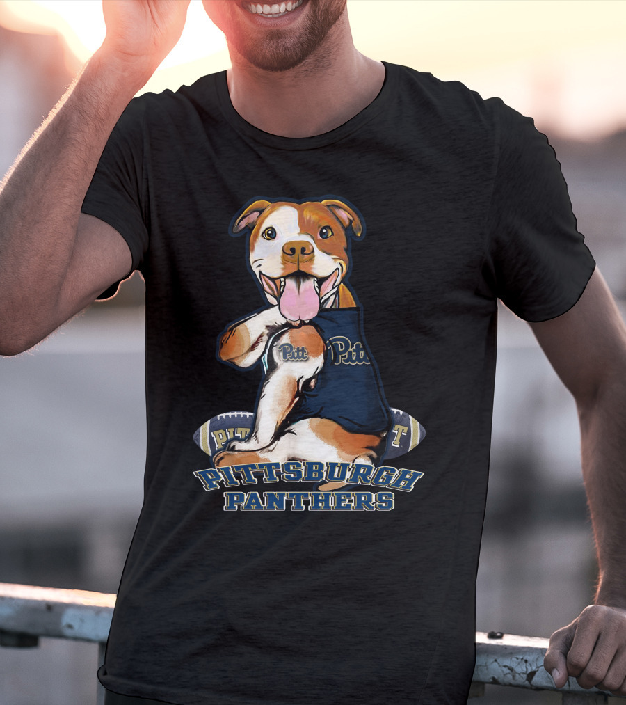 Pittbull Pitt Pittsburgh Panthers Football T-Shirt