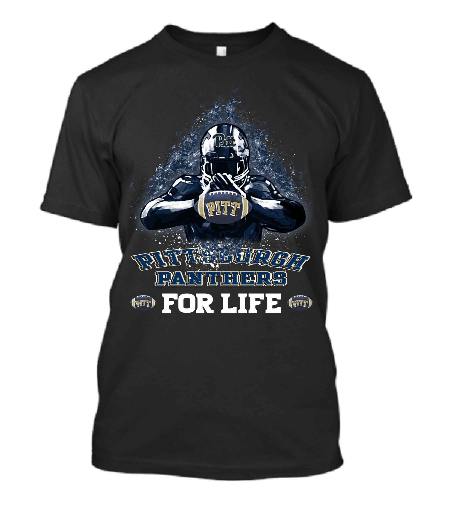 Pitt Panthers Football For Life T-Shirt