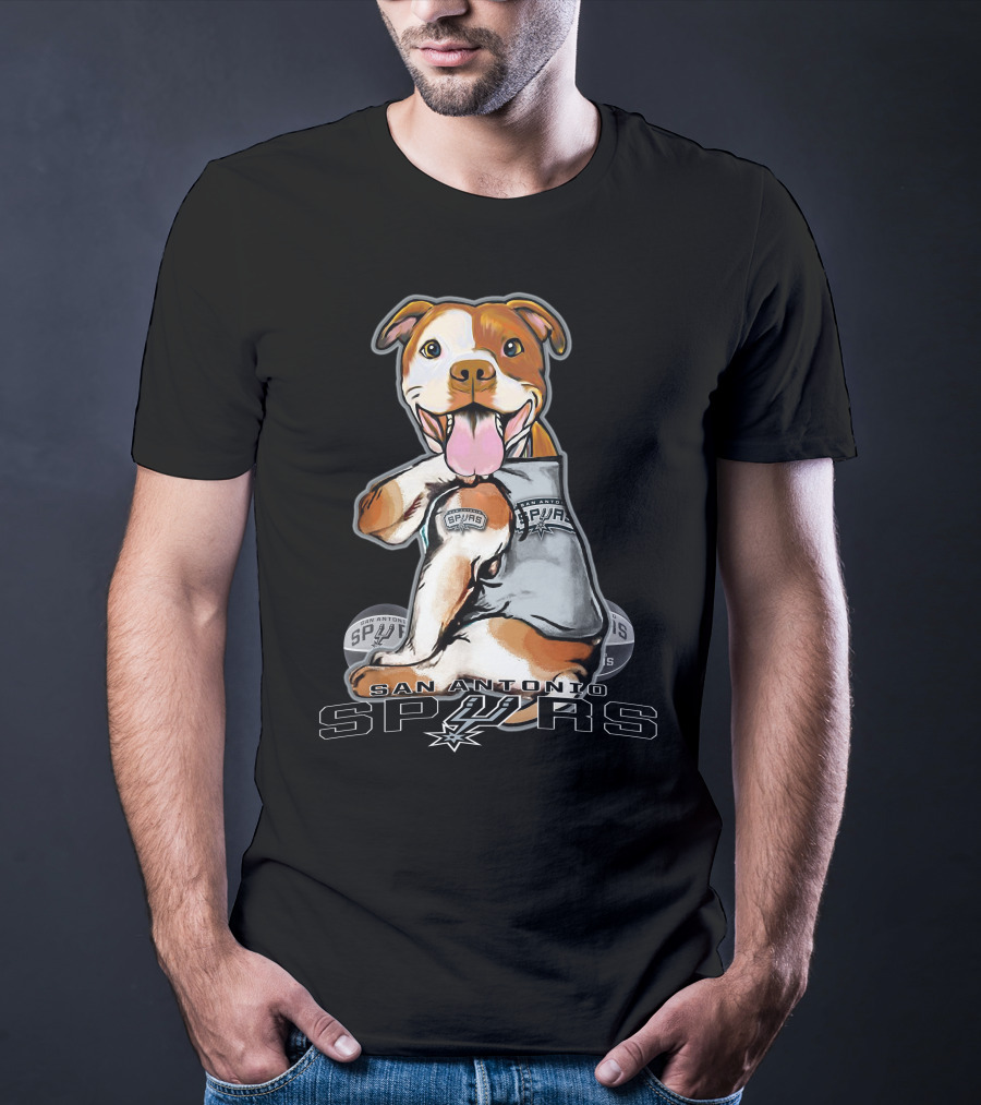 Pittbull San Antonio Spurs Team Spirit T-Shirt