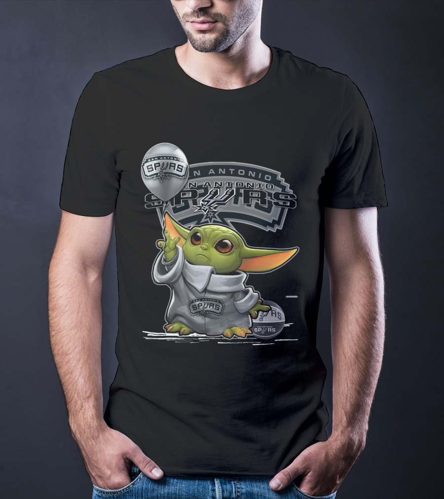 San Antonio Spurs Yoda Character T-Shirt
