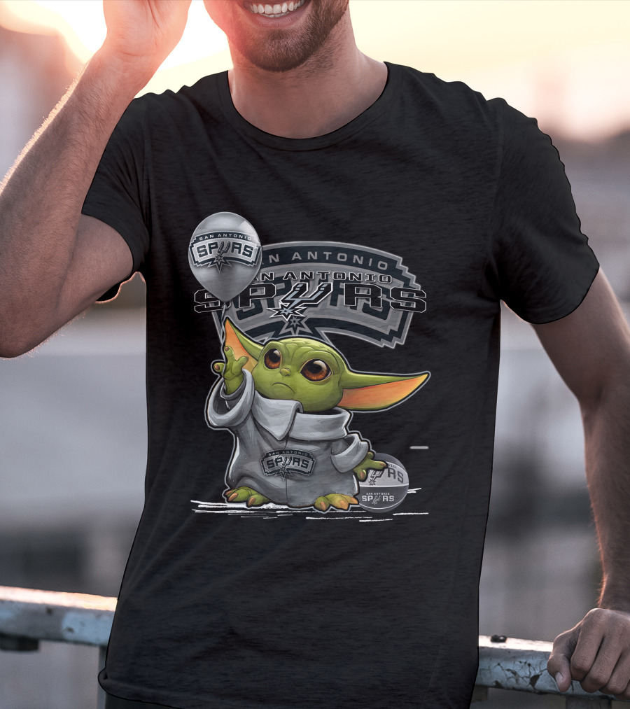 San Antonio Spurs Yoda Character T-Shirt