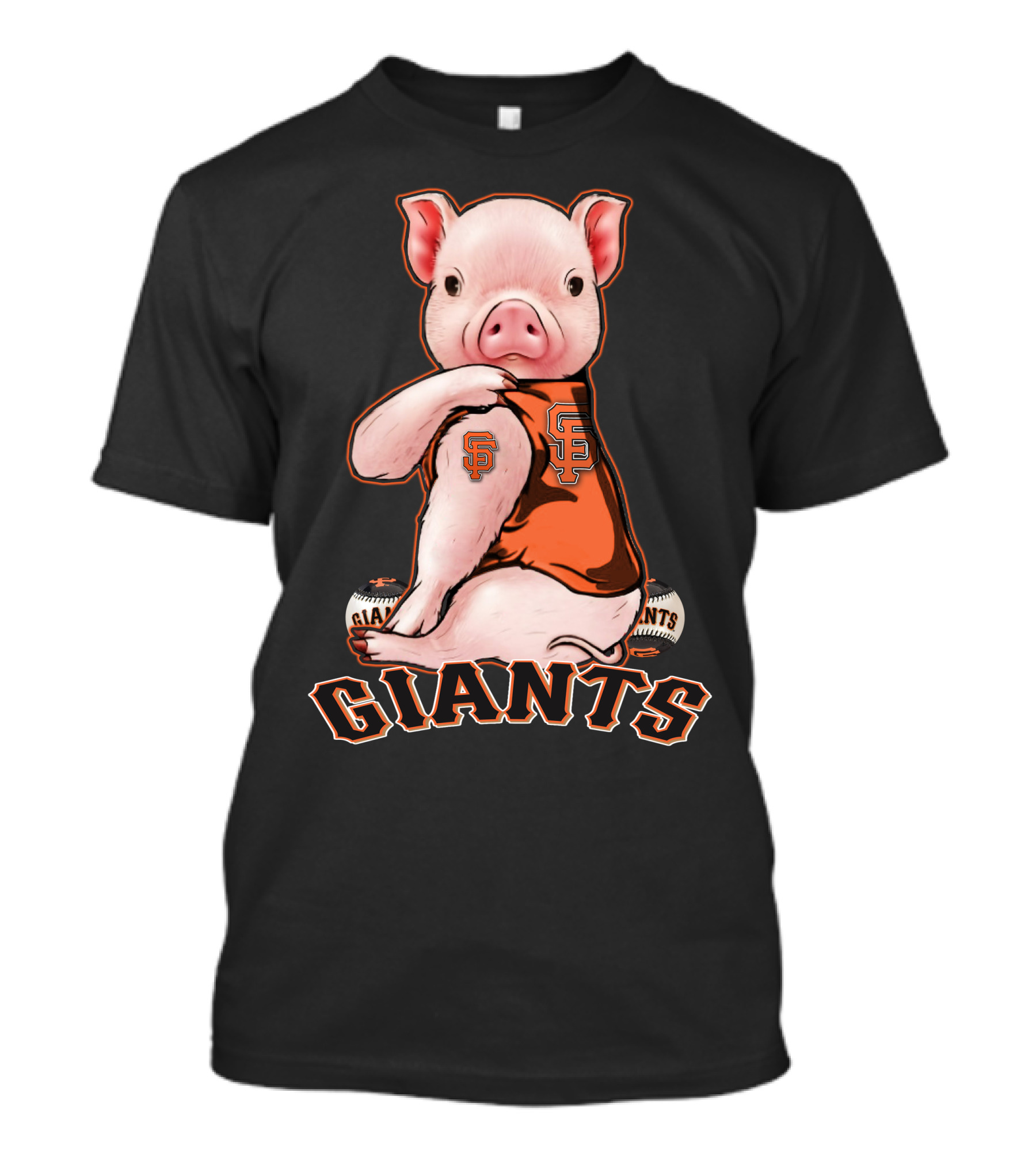 San Francisco Giants Pig Baseball Fan T-Shirt