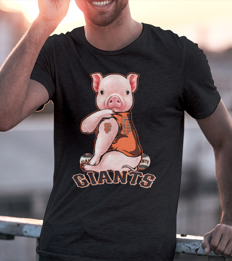 San Francisco Giants Pig Baseball Fan T-Shirt