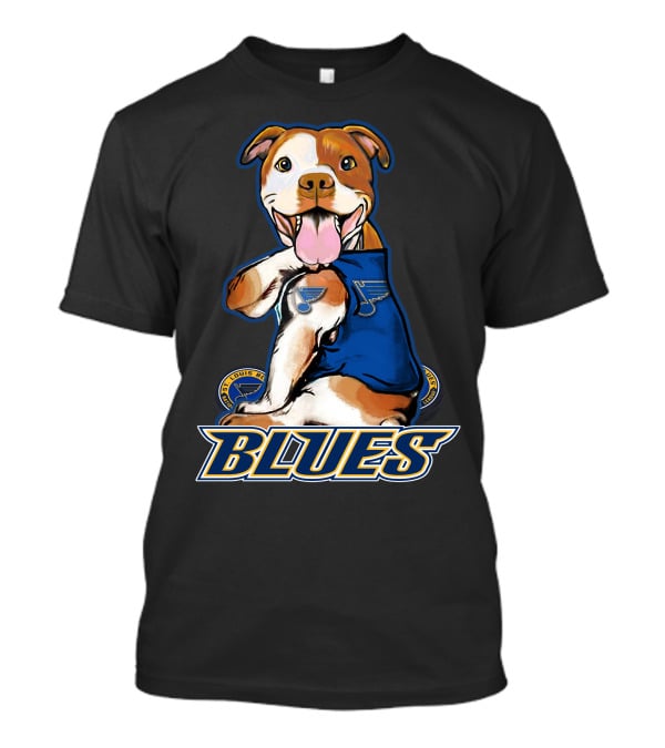 St. Louis Blues Pitbull Hockey Team T-Shirt