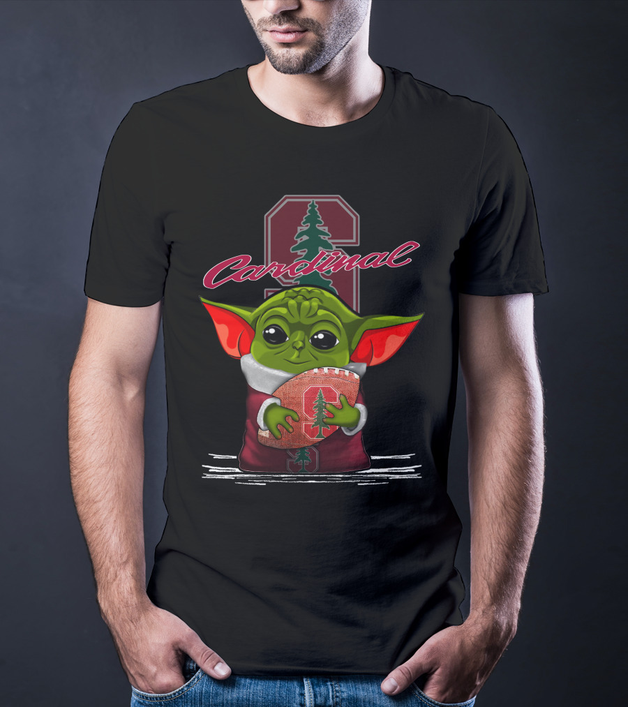 Yoda Stanford Cardinal Football Fans T-Shirt