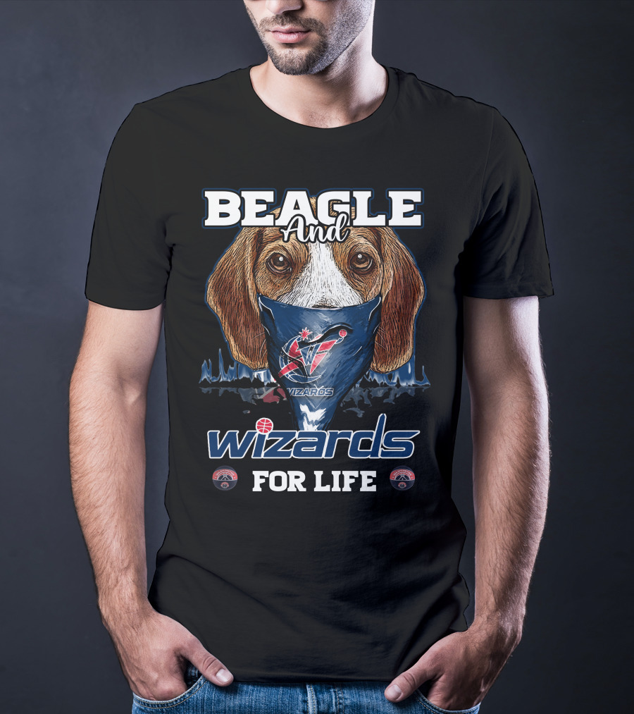 Beagle And Wizards For Life Washington Wizards T-Shirt