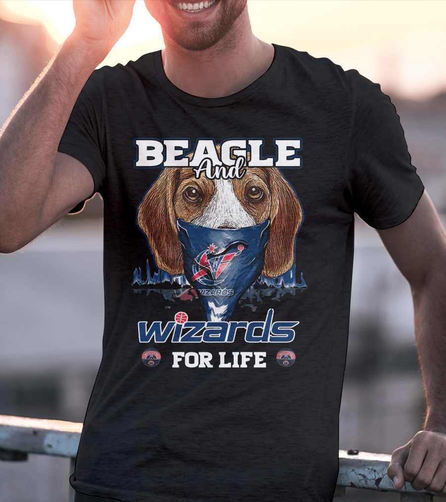 Beagle And Wizards For Life Washington Wizards T-Shirt