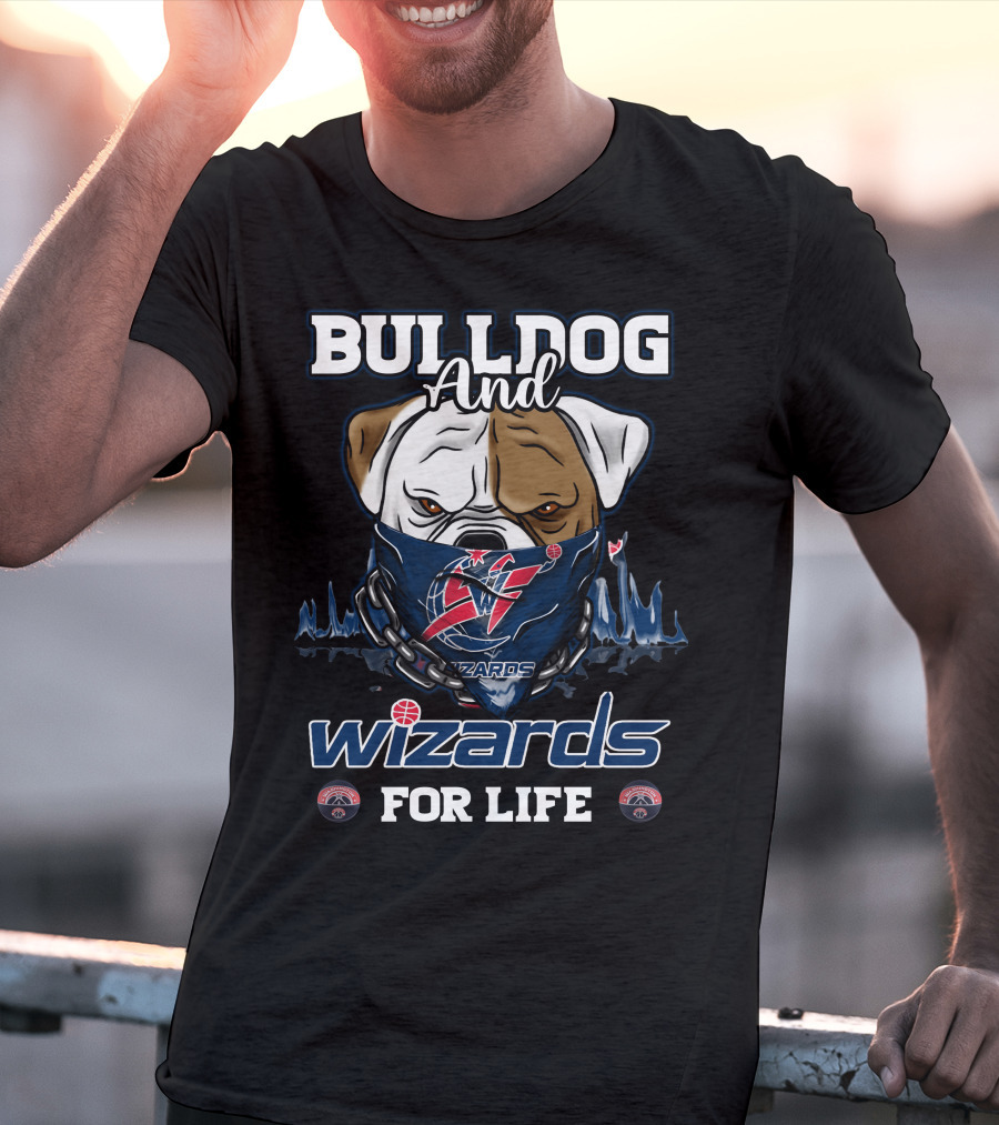 Bulldog And Wizards For Life Washington T-Shirt
