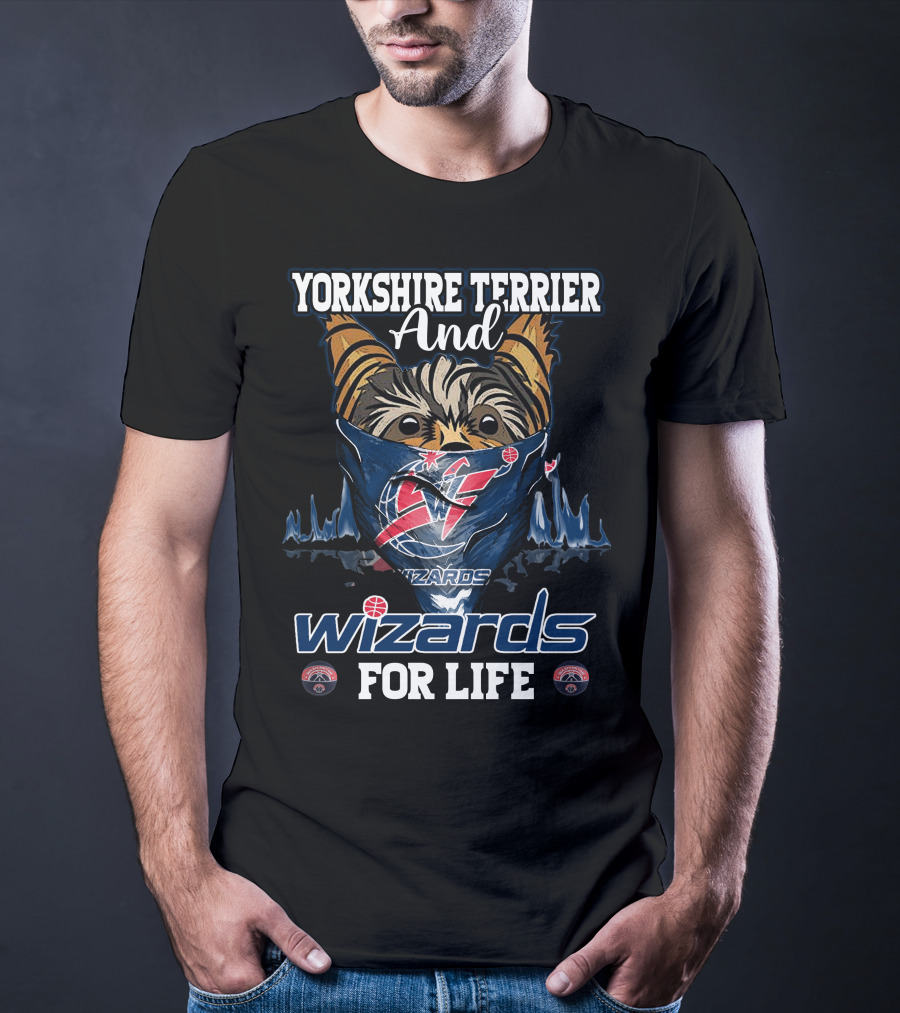 Yorkshire Terrier And Wizards For Life T-Shirt