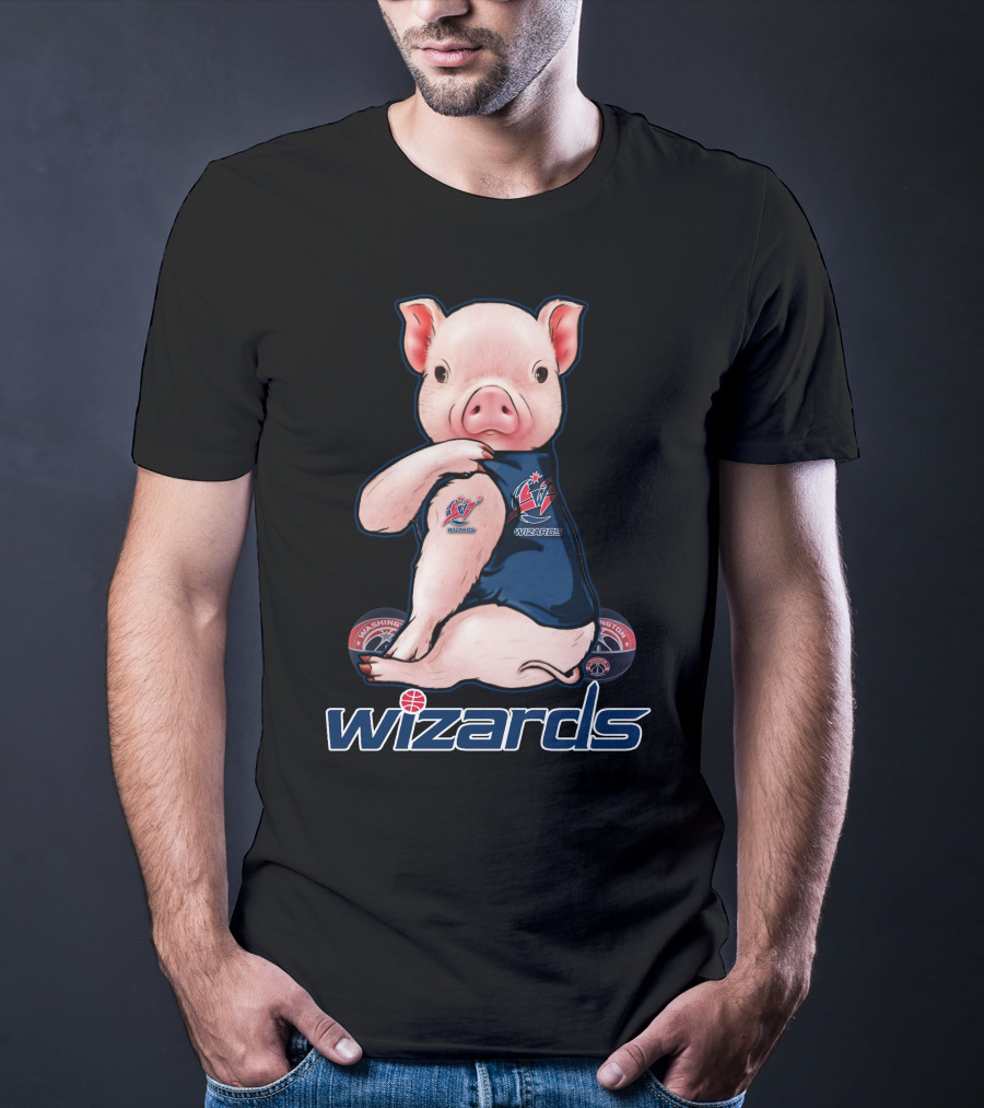 Pig Washington Wizards Wizards Basketball Team T-Shirt