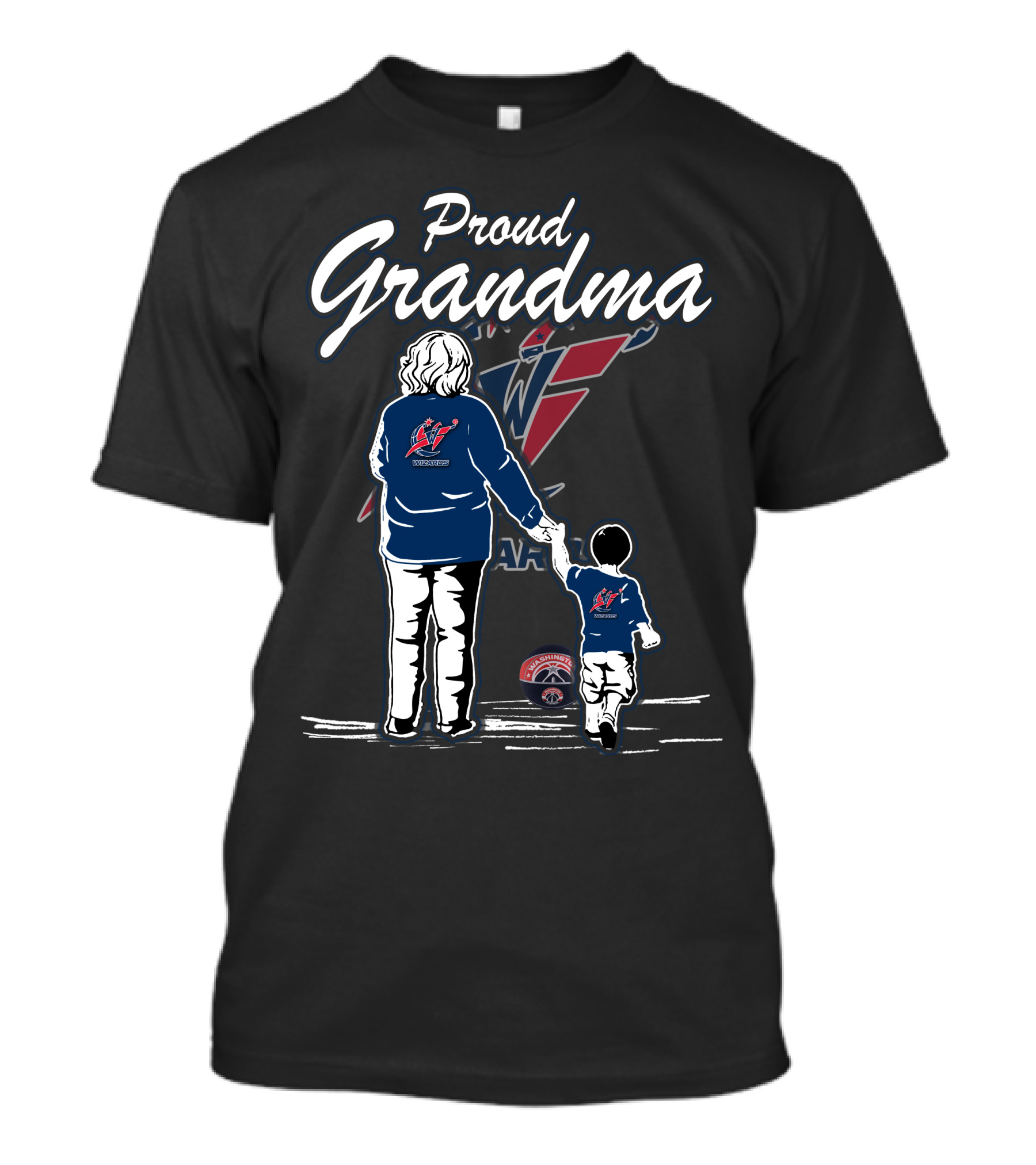 Proud Grandma Washington Wizards Basketball T-Shirt