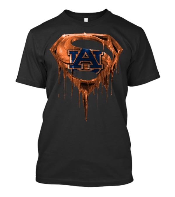 Auburn Tigers Superman Logo Spm T-Shirt