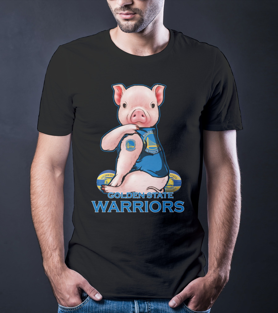 Golden State Warriors Pig Basketball Team Fan T-Shirt
