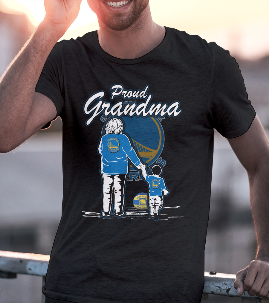 Proud Grandma Golden State Warriors Family Bond T-Shirt